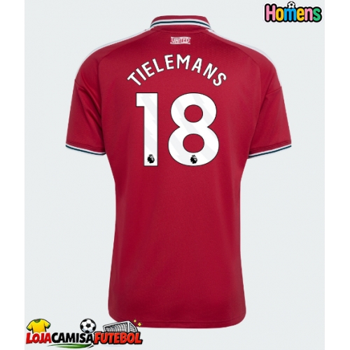 Camisa de Futebol Manchester United Youri Tielemans #18 Equipamento Principal 2026-27 Manga Curta